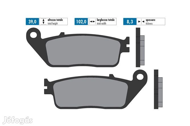 Féktárcsák Polini szinterezett BMW C650