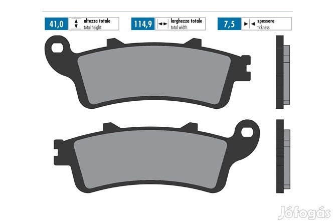 Féktárcsák Polini szinterezett Honda Forza 250-hez