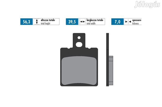 Féktárcsák Polini szinterezett Simson 50