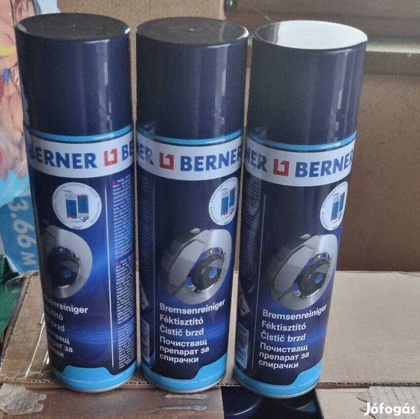 Féktisztító Würth 500ml Berner fék tisztító csavarlazitó spray 