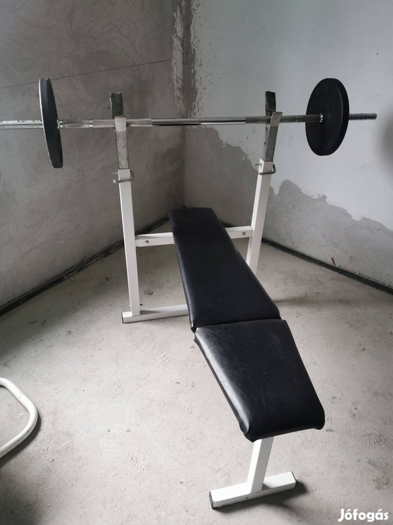 Fekvenyomó pad és rúd