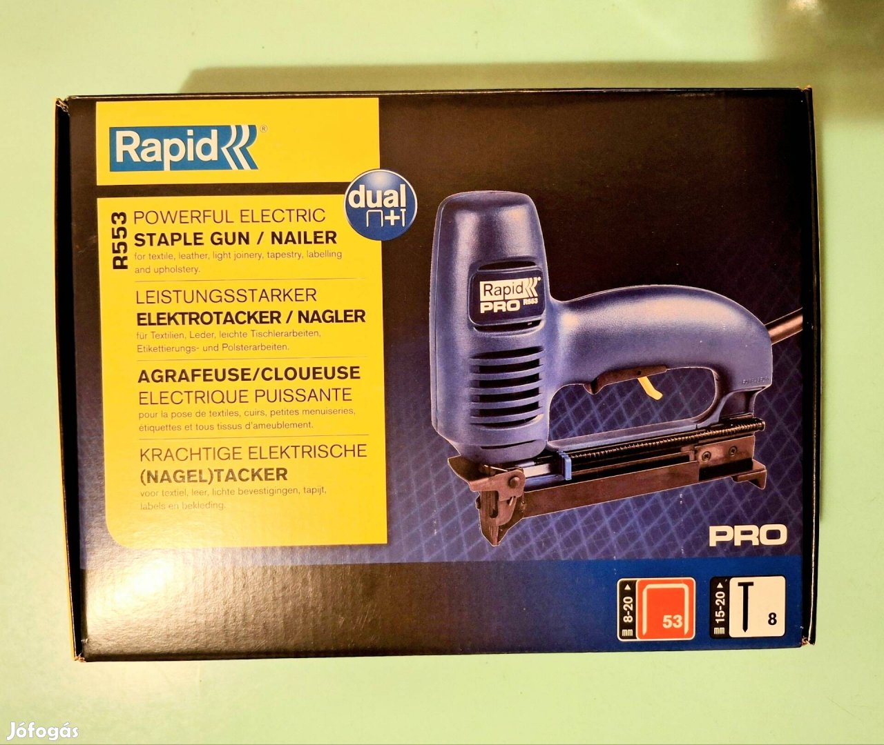 Fél ár alatt! Rapid professional R553 elektromos tűzőgép