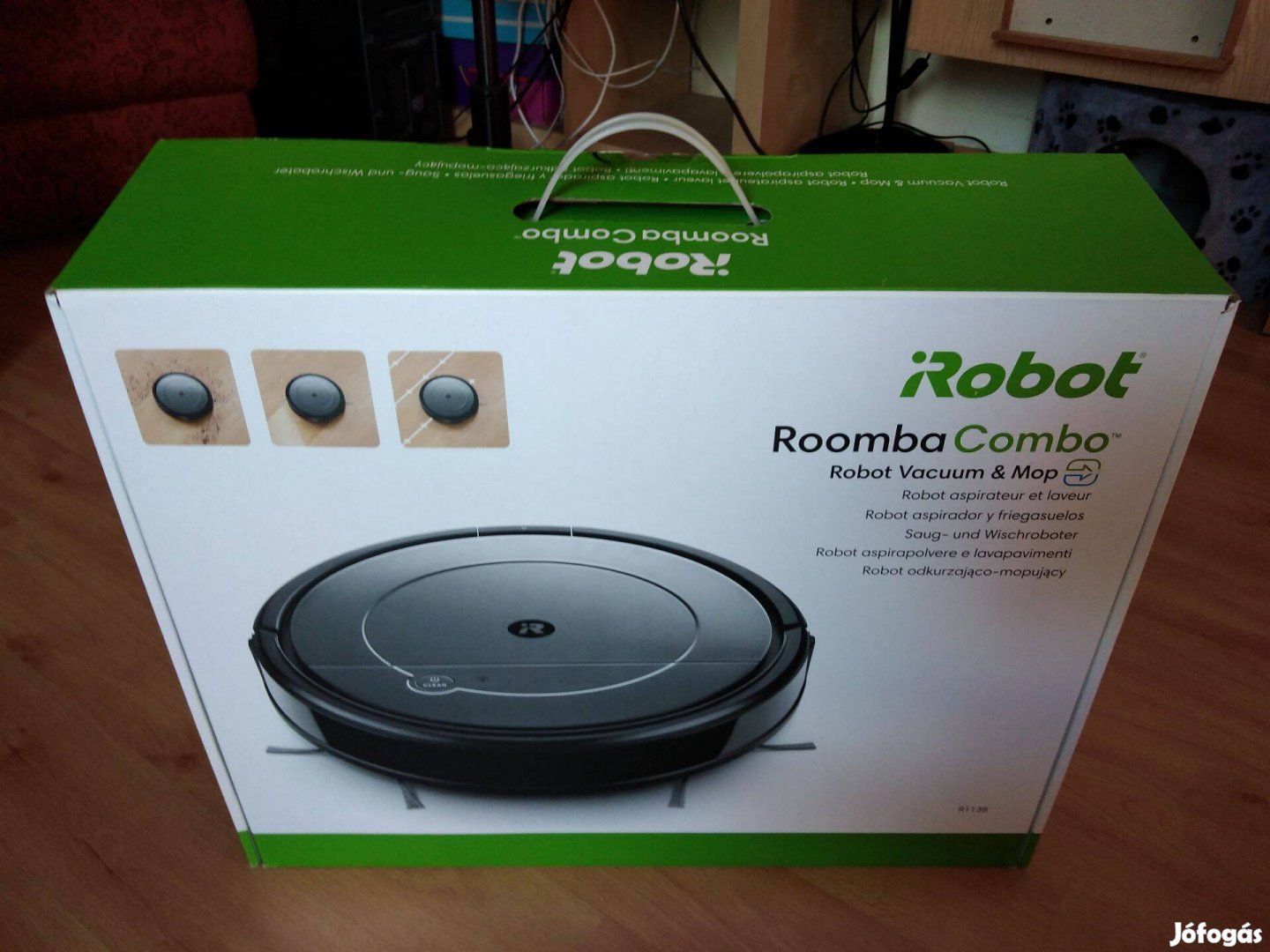 Fél áron Robot porszívó eladó irobot Roomba Comba R113 Új!