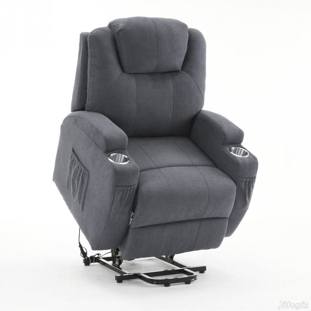 Felállást segítő relax elektromos fotelágy motoros mechanizmus szövet