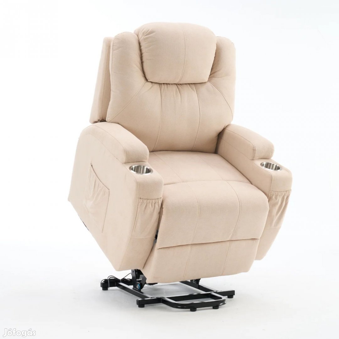 Felállást segítő relax elektromos fotelágy motoros mechanizmus szövet