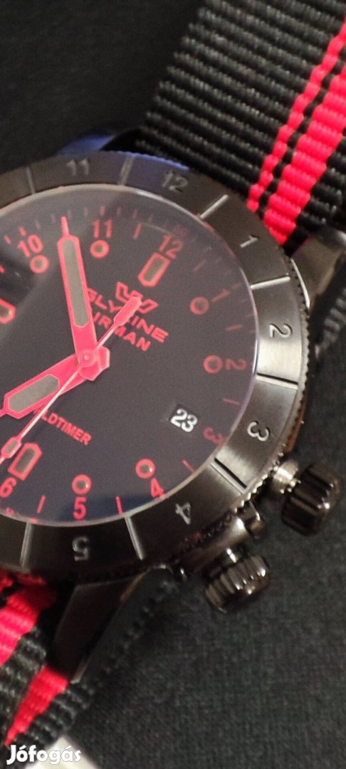 Félár alatt! Új Glycine GL1037 férfi óra karóra 42mm