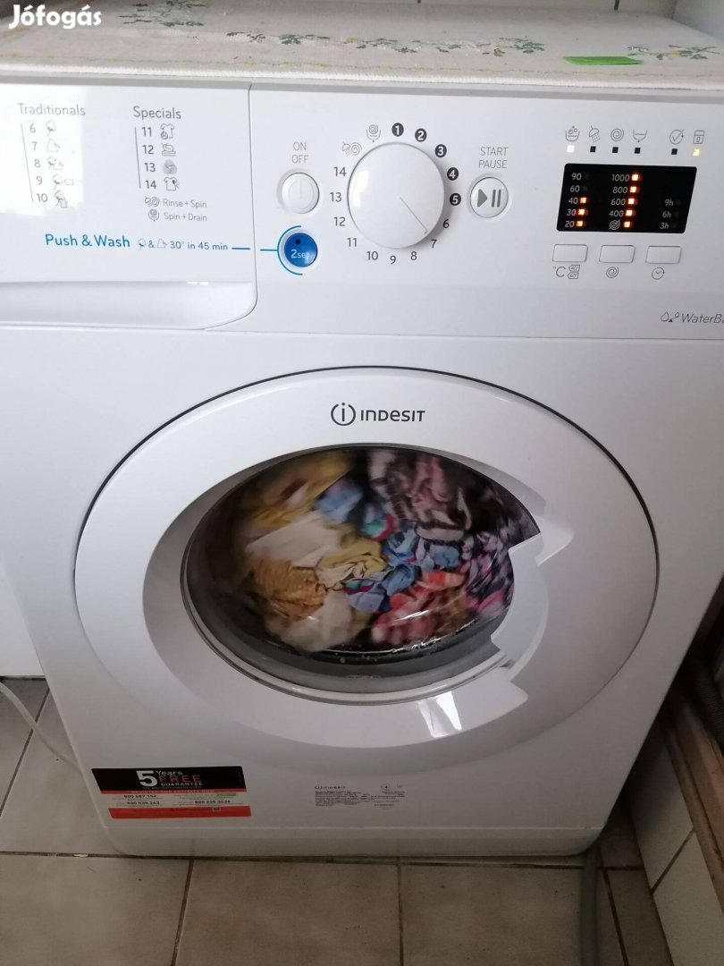 Féláron eladó elöltöltős mosógép