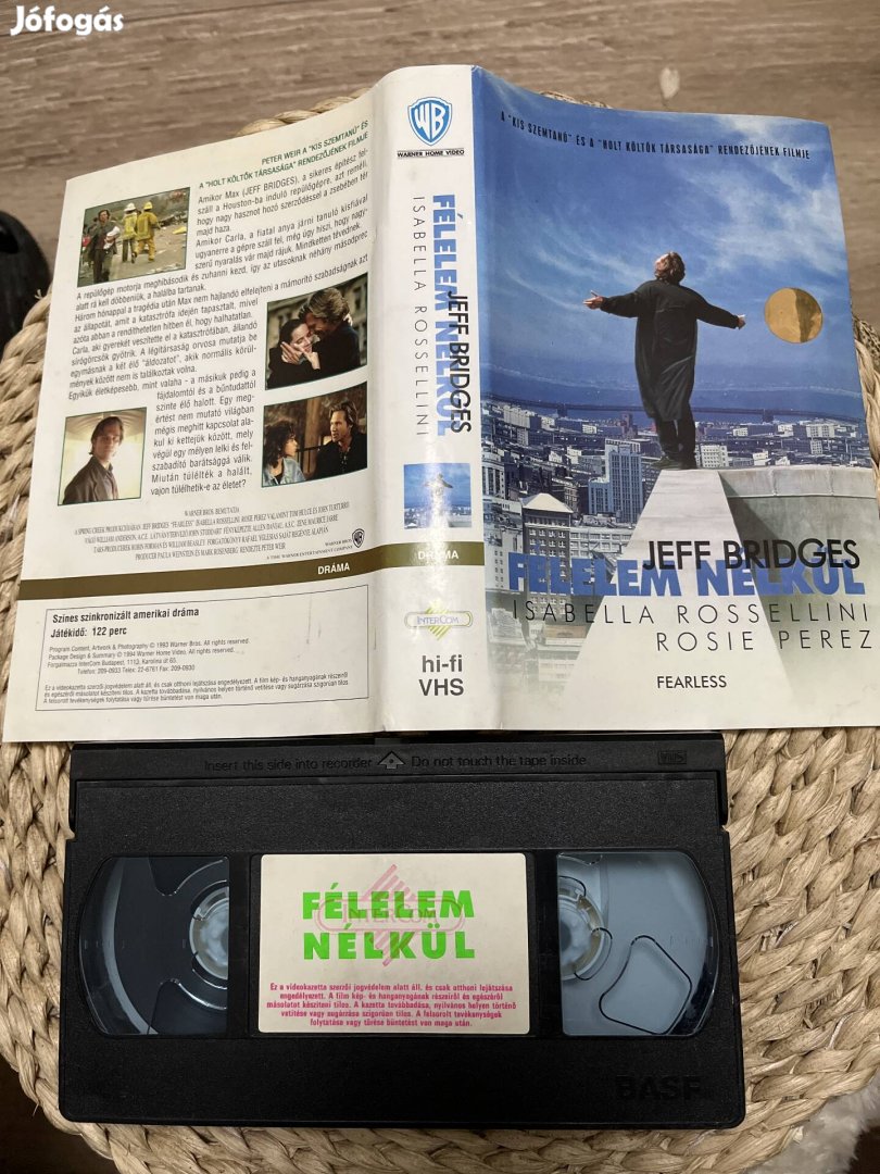 Félelem nélkűl vhs film