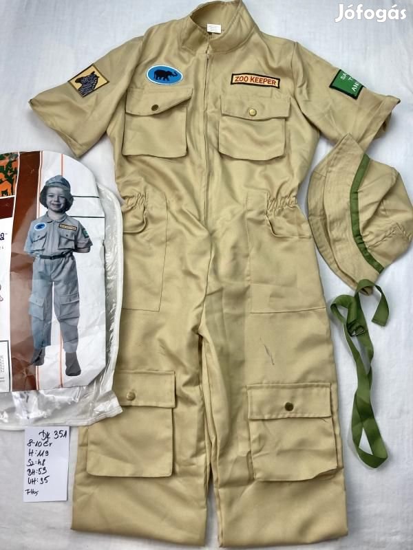 Felfedező jelmez, szafari jelmez DK351