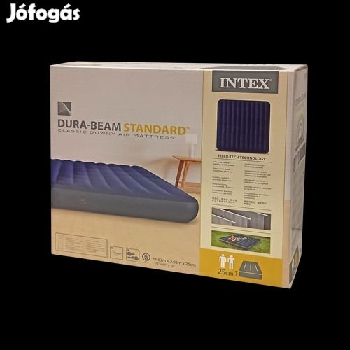 Felfújható ágy 203x183x25 cm INTEX DURA BEAM