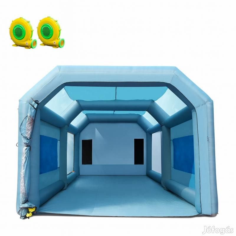 Felfújható festőfülke  8 x 4,5 x 3,3 m méretű felfújható