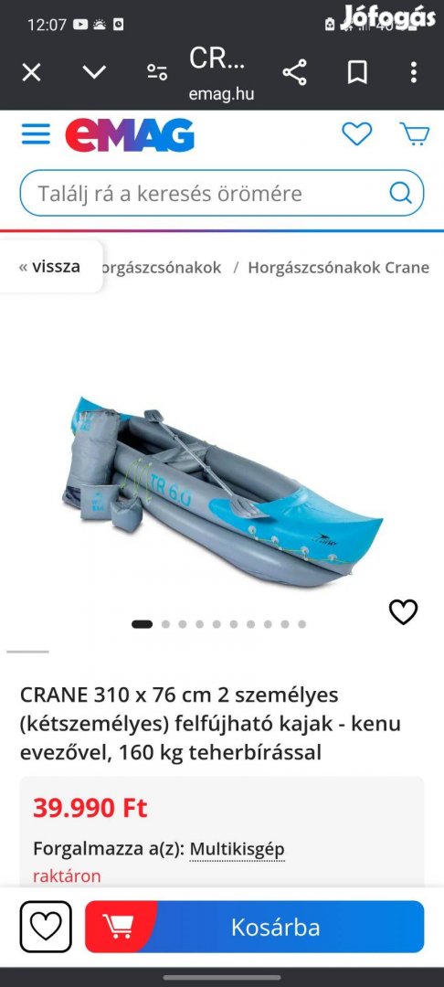 Felfújható kajak
