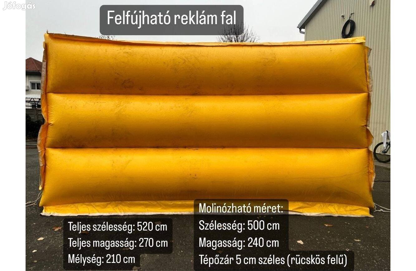 Felfújható reklám fal - promóciós eszköz