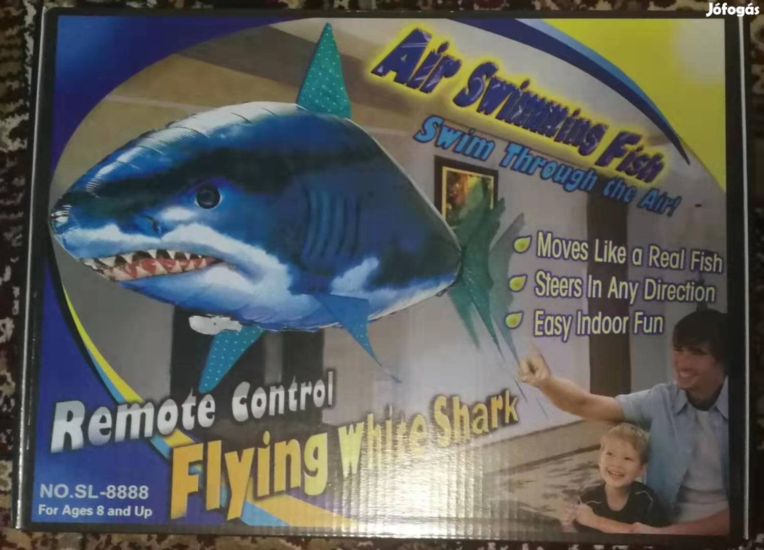 Felfújható távirányító repülő hal shark