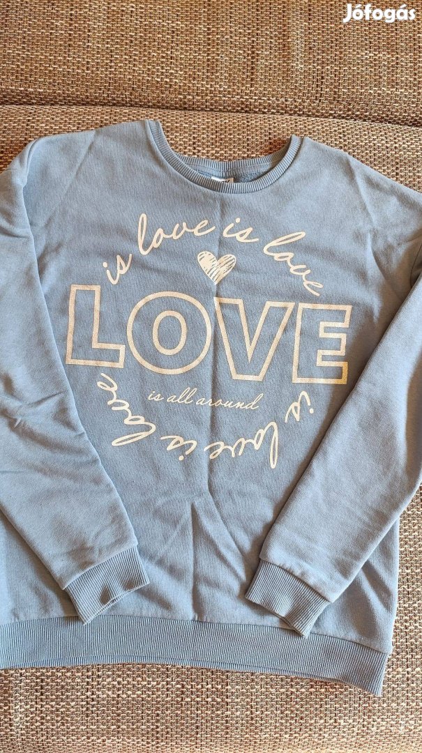 Feliratos lány pulóver