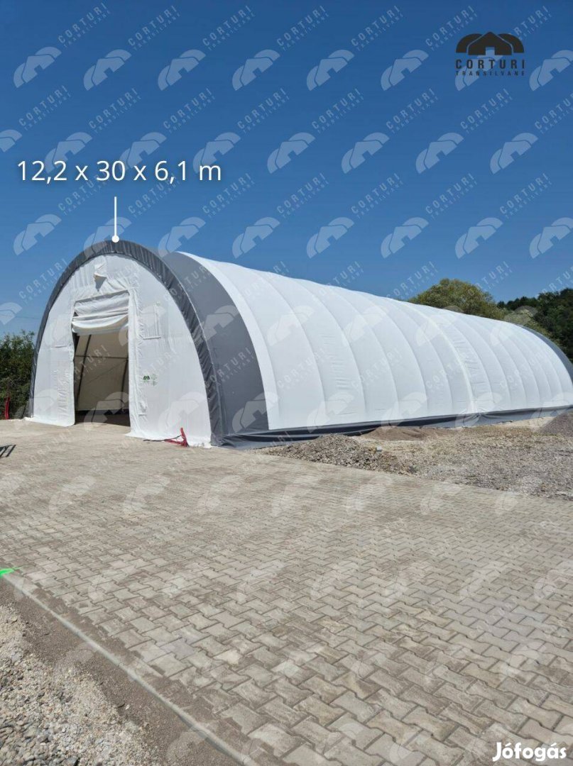 Félköríves Ipari Sátor 12,2 x 30 x 6,1 m