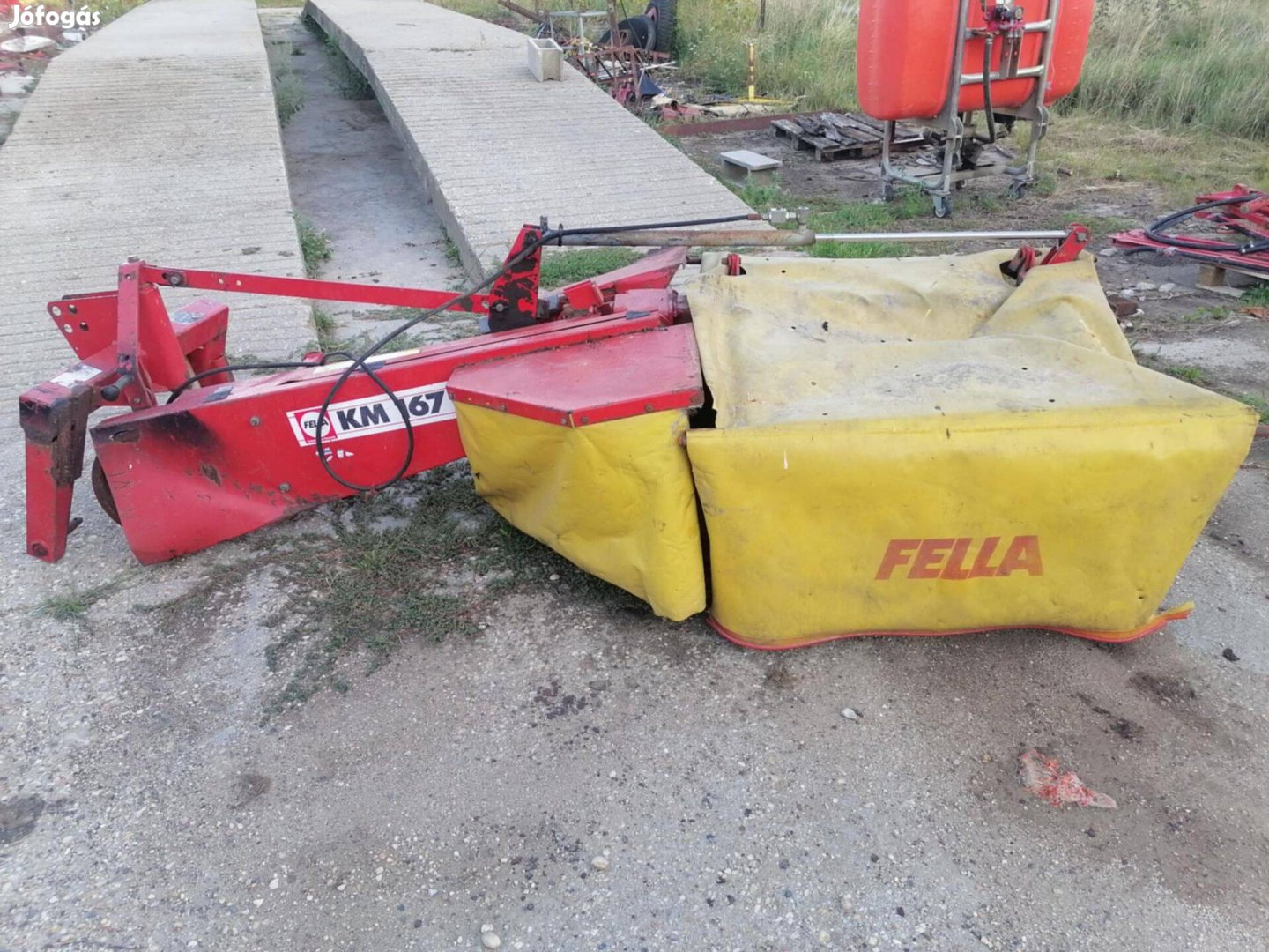 Fella 2 dobos,165 cm.-res fűkasza