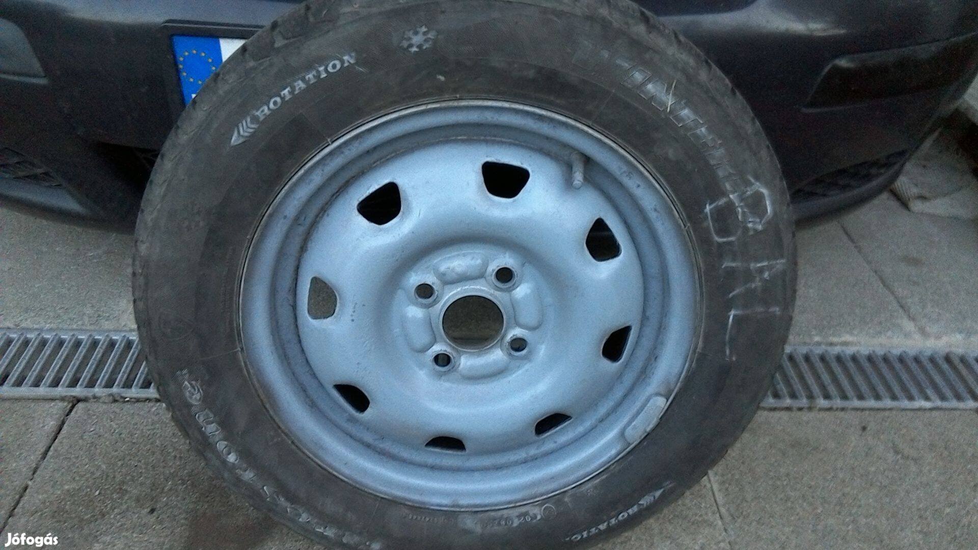 Felni 4x100 54mm Firestone 175/ 65 14 téli yaris Daewo Opel