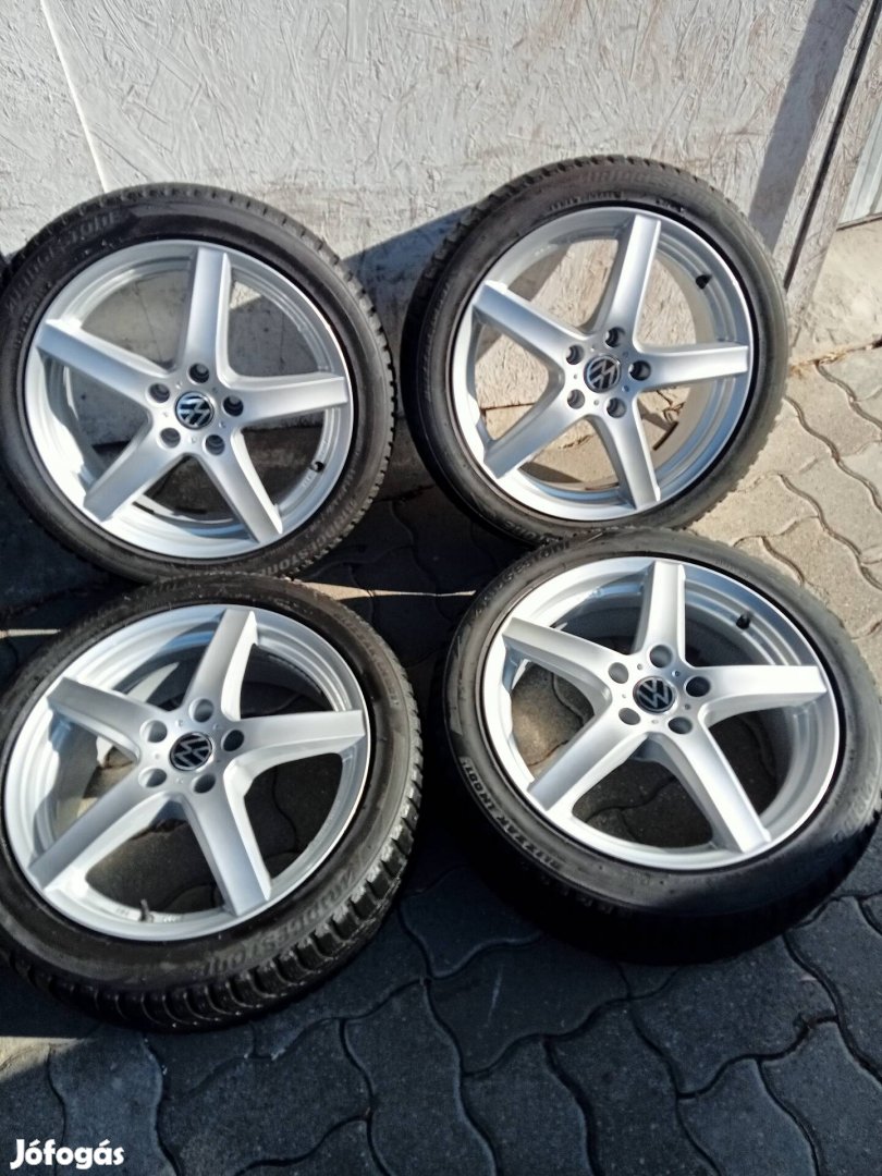 Felni Alufelni R17 5x112 Volkswagen Golf Passat téli gumi 