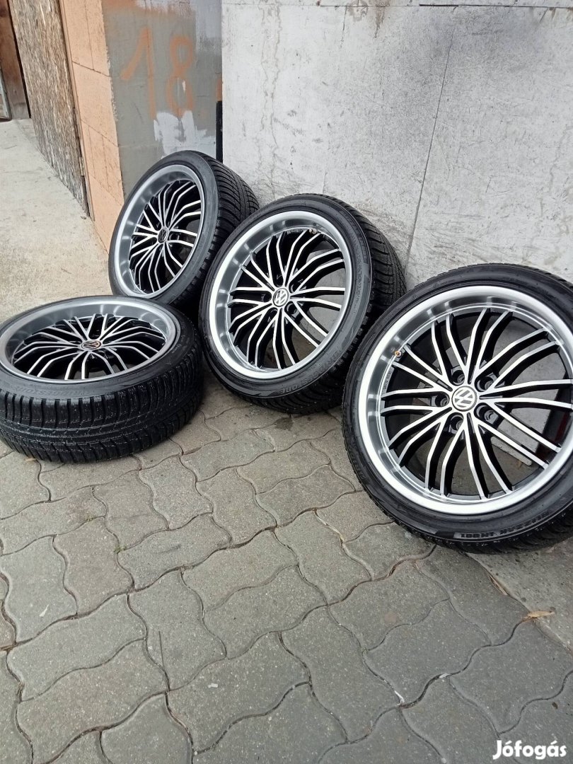 Felni Alufelni R18 5x112 téli gumi Audi Volkswagen Skoda Passat  