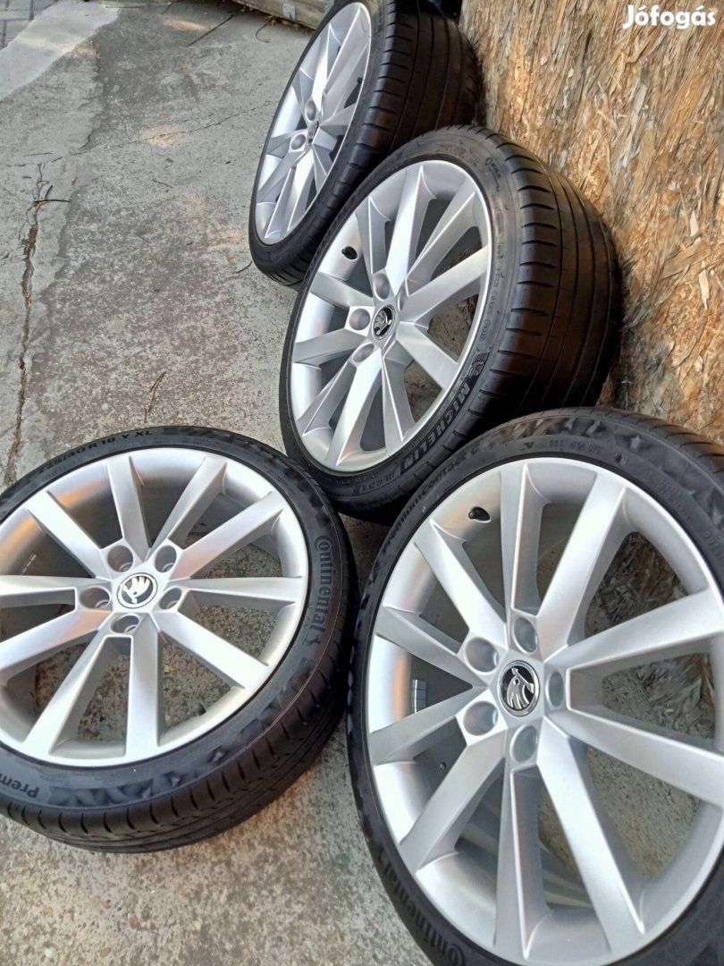 Felni Alufelni R18 gyári Skoda 5x112 Audi VW Volkswagen Passat 