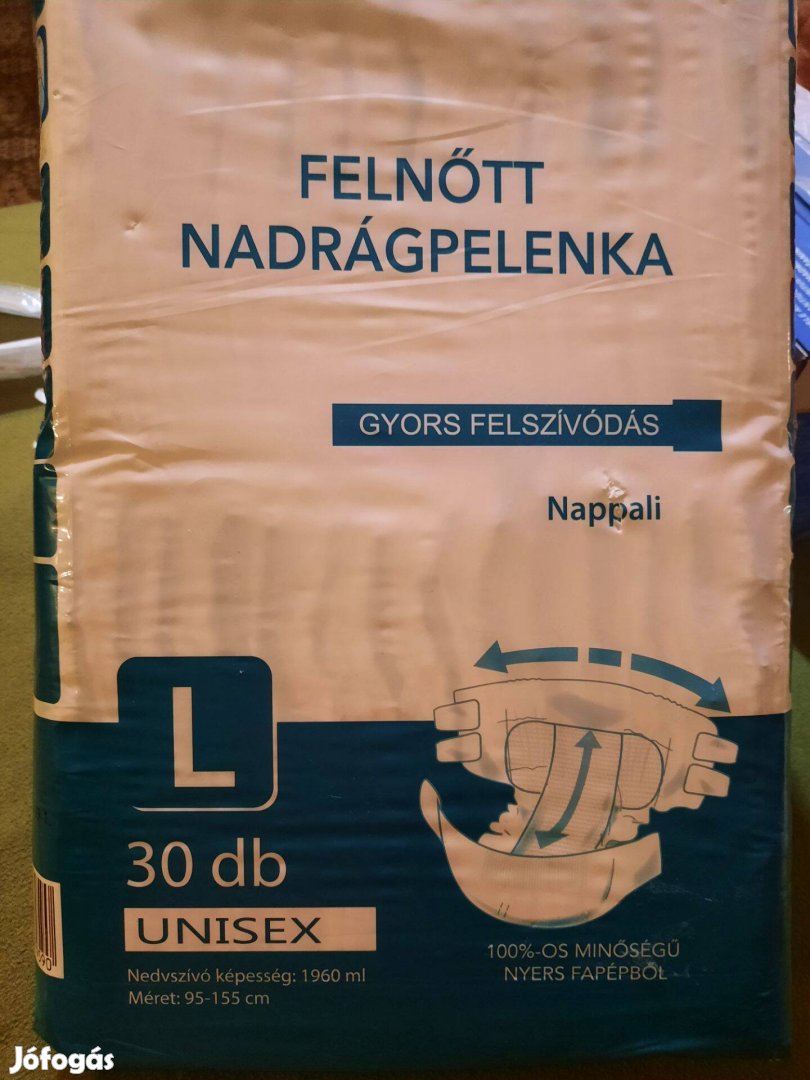 Felnőtt L-es nadrágpelenka eladó