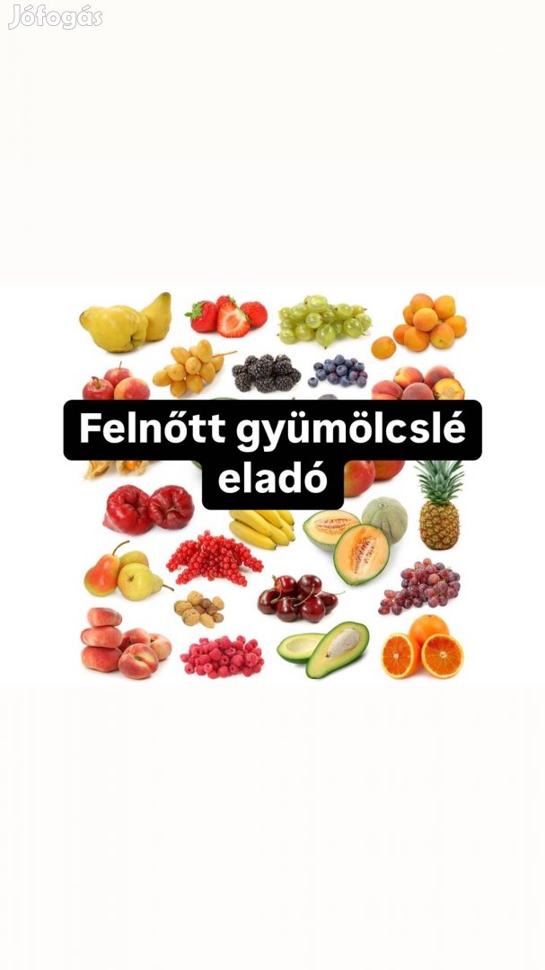 Felnött gyümölcslé eladó