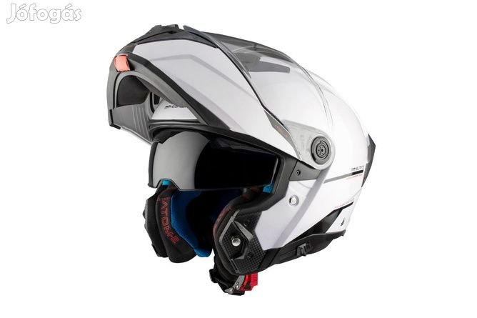 Felnyitható sisak MT Helmets Atom 2 SV fényes fehér XS