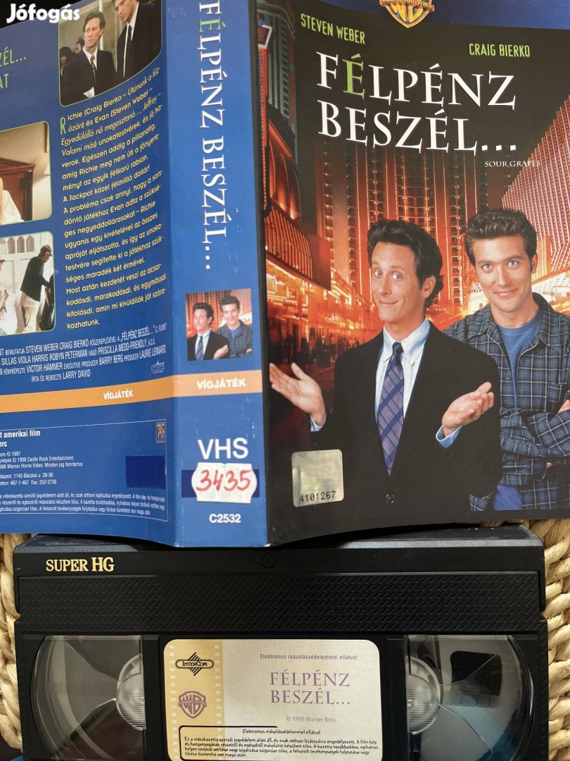 Félpénz beszél vhs