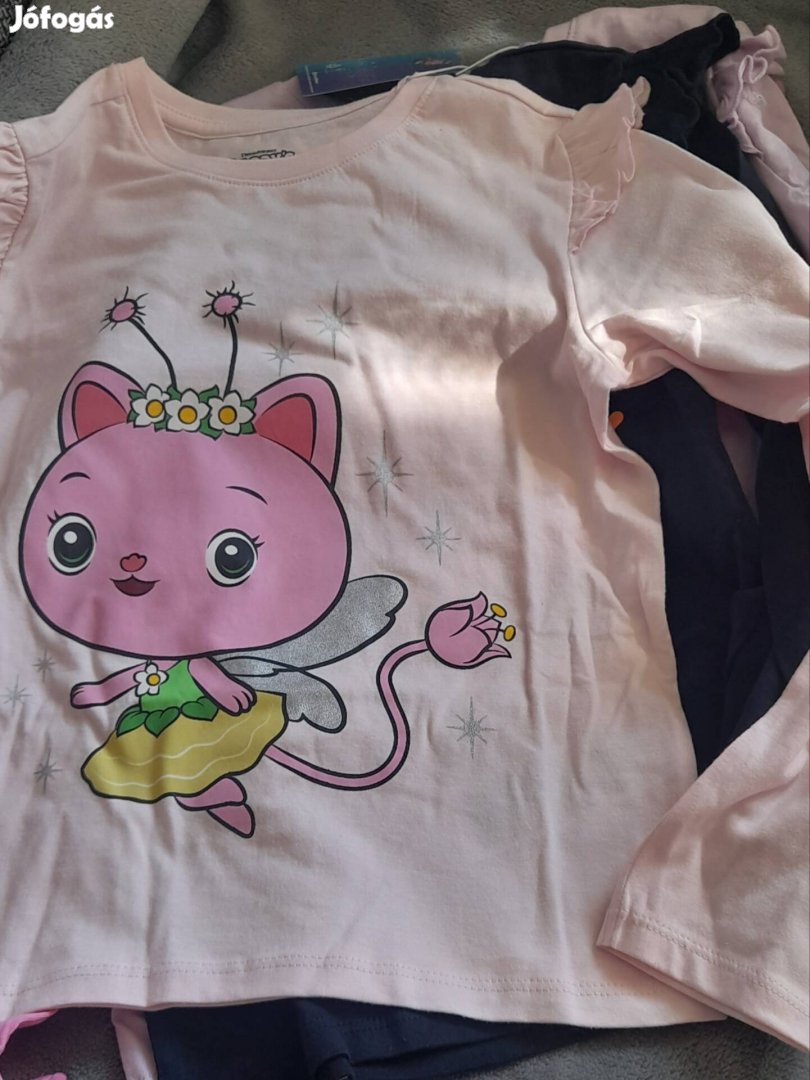 Felső,hosszú ujjú, kislány, új,128-134-es