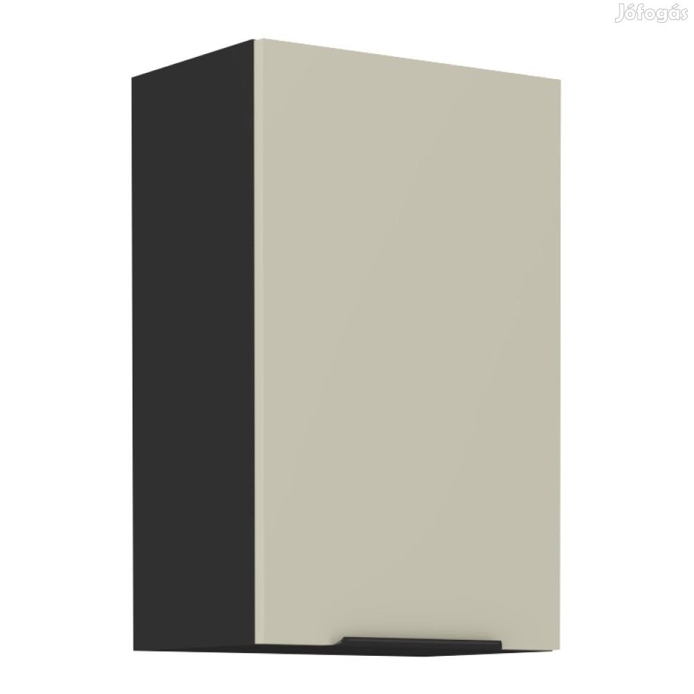 Felső szekrény, cashmere/fekete, ARAKA 45 G-72 1F