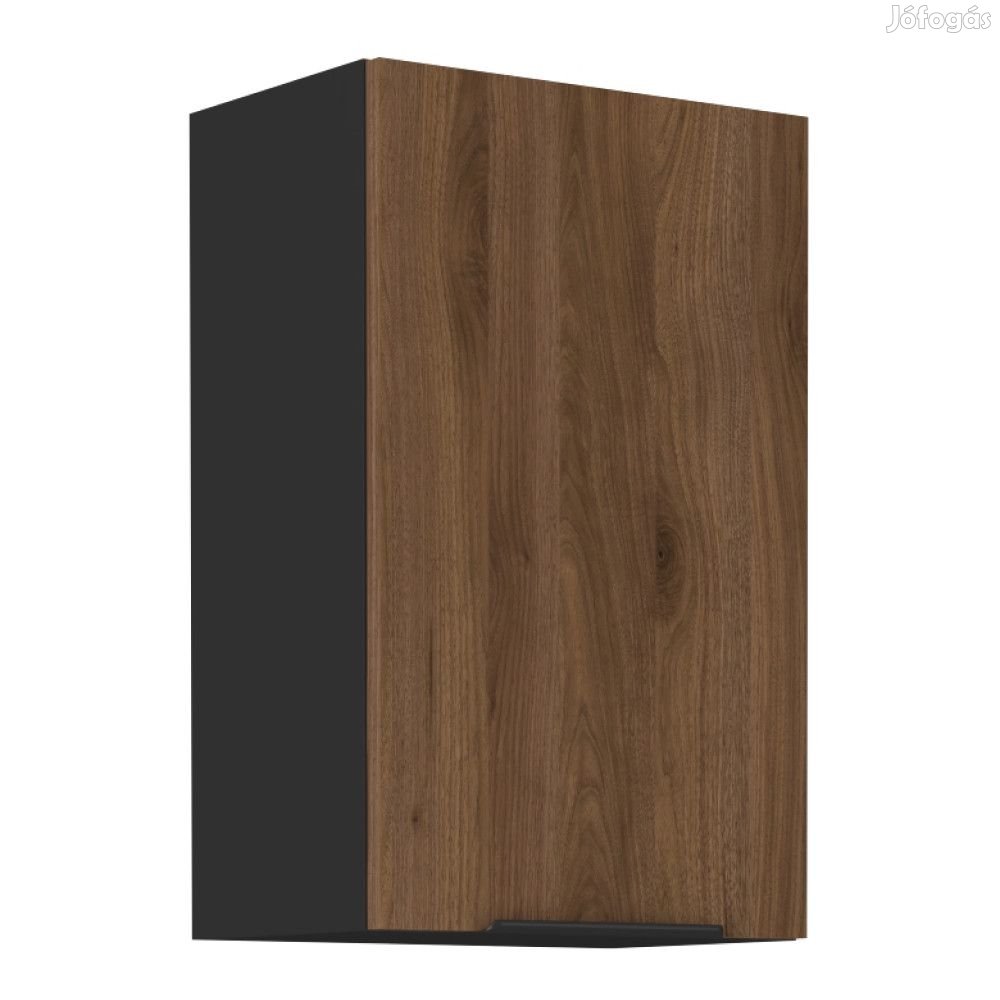 Felső szekrény, okapi dió/fekete, MENZO 45 G-72 1F