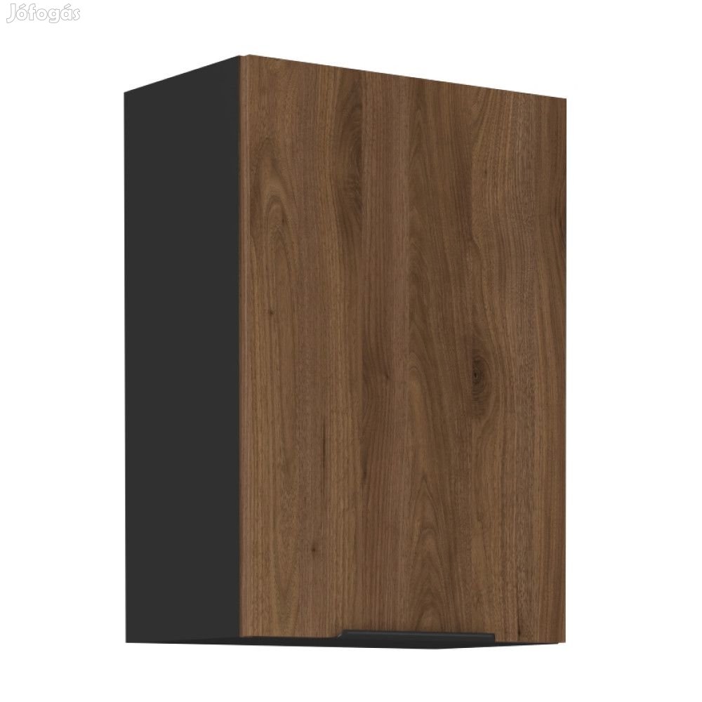 Felső szekrény, okapi dió/fekete, MENZO 50 G-72 1F