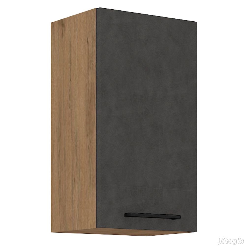 Felsőszekrény, tölgy lancelot/szürke matt, VEGA 40 G-72 1F