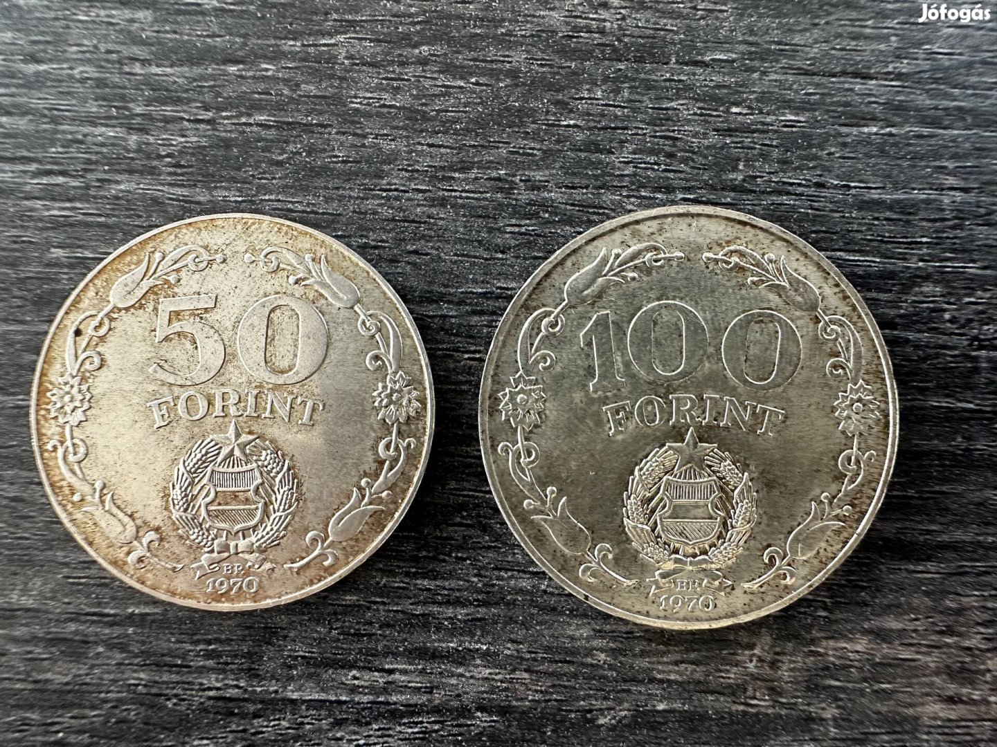 Felszabadulás ezüst 50-100 forint 1970 