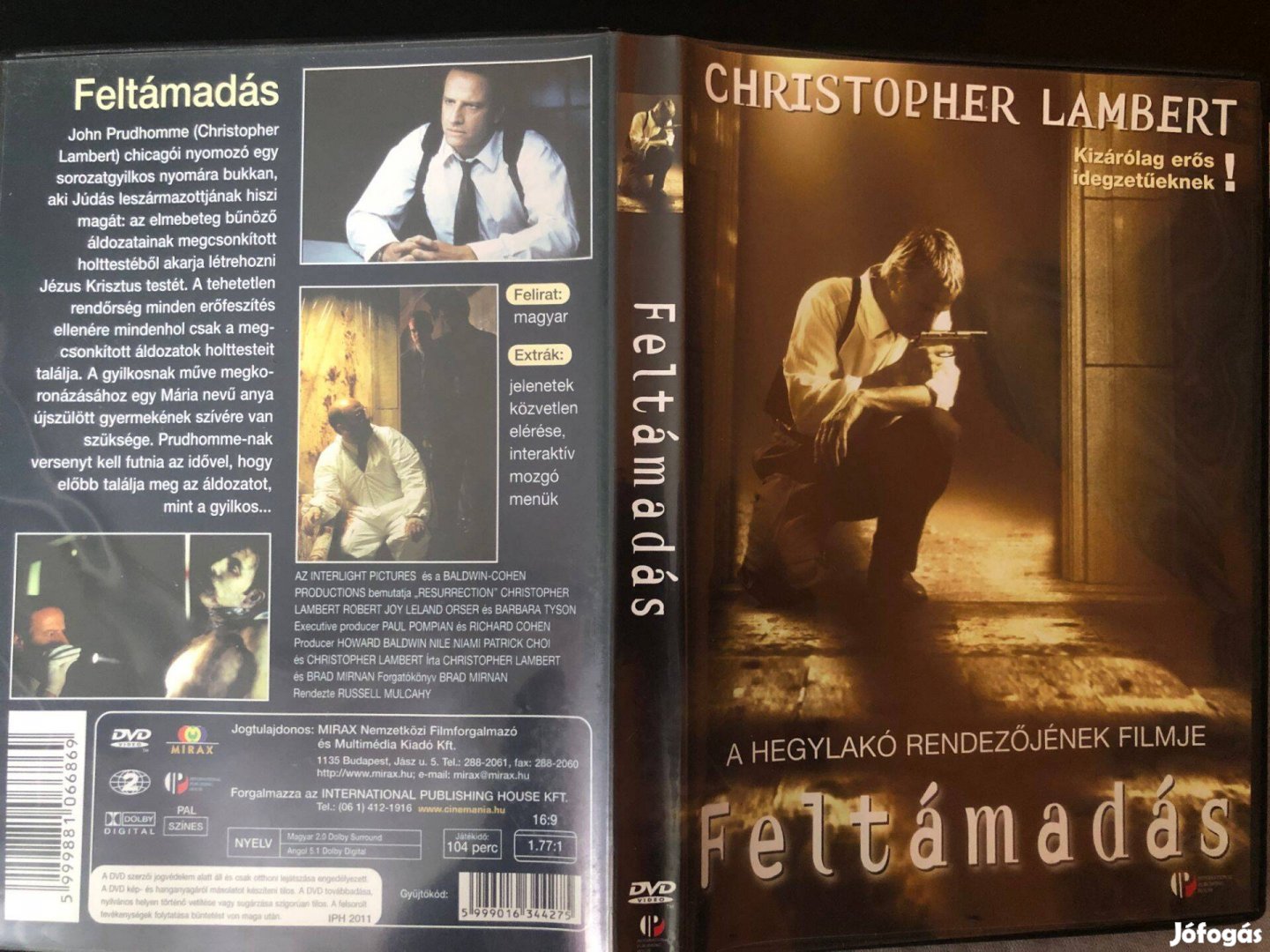 Feltámadás (karcmentes, Christopher Lambert, IPH kiadás) DVD
