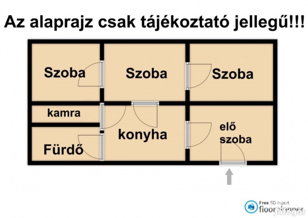 Felújítandó házikó eladó Hódmezővásárhelyen!