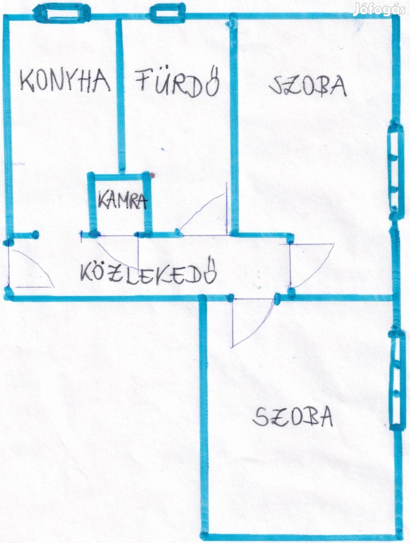 Felújítandó téglalakás Uránvárosban