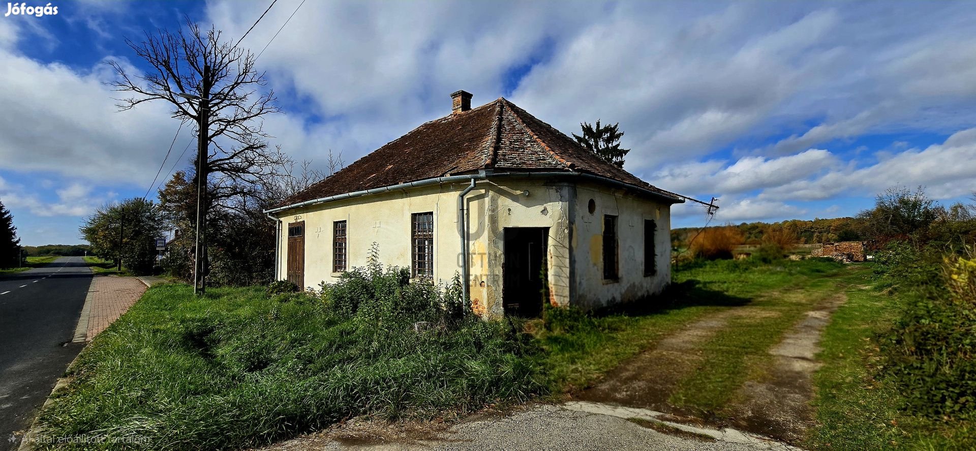 Felújításra váró épület Zalabaksán igazi kihívás kreatív