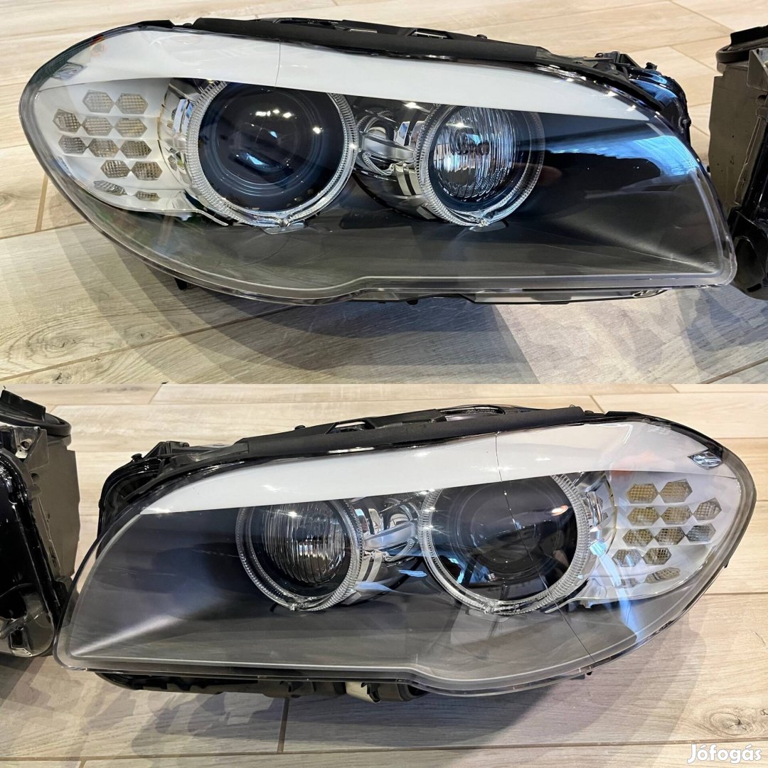 Felújított BMW F10 F11 kanyarkövető xenon fényszóró, lámpa