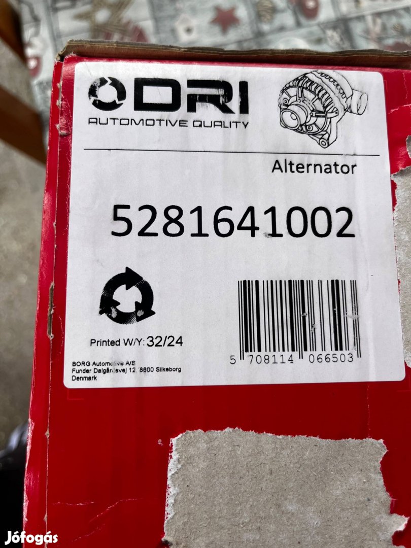 Felújított DRI Generátor (kompatibilis Opel, Vauxhall)