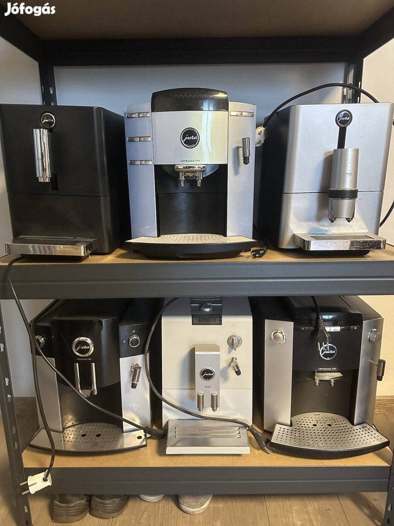 Felújított Jura automata kávégepek garanciával