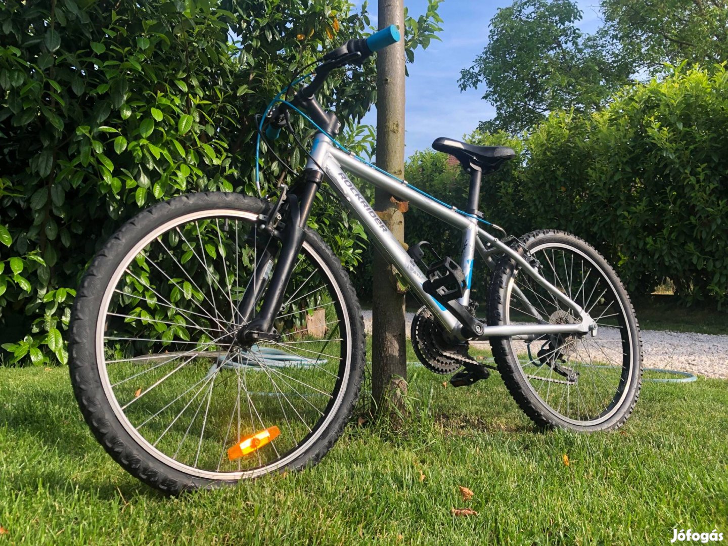 Felújított Rockrider alu vázas RR 5.2 Junior kerékpár 24-es kerekekkel