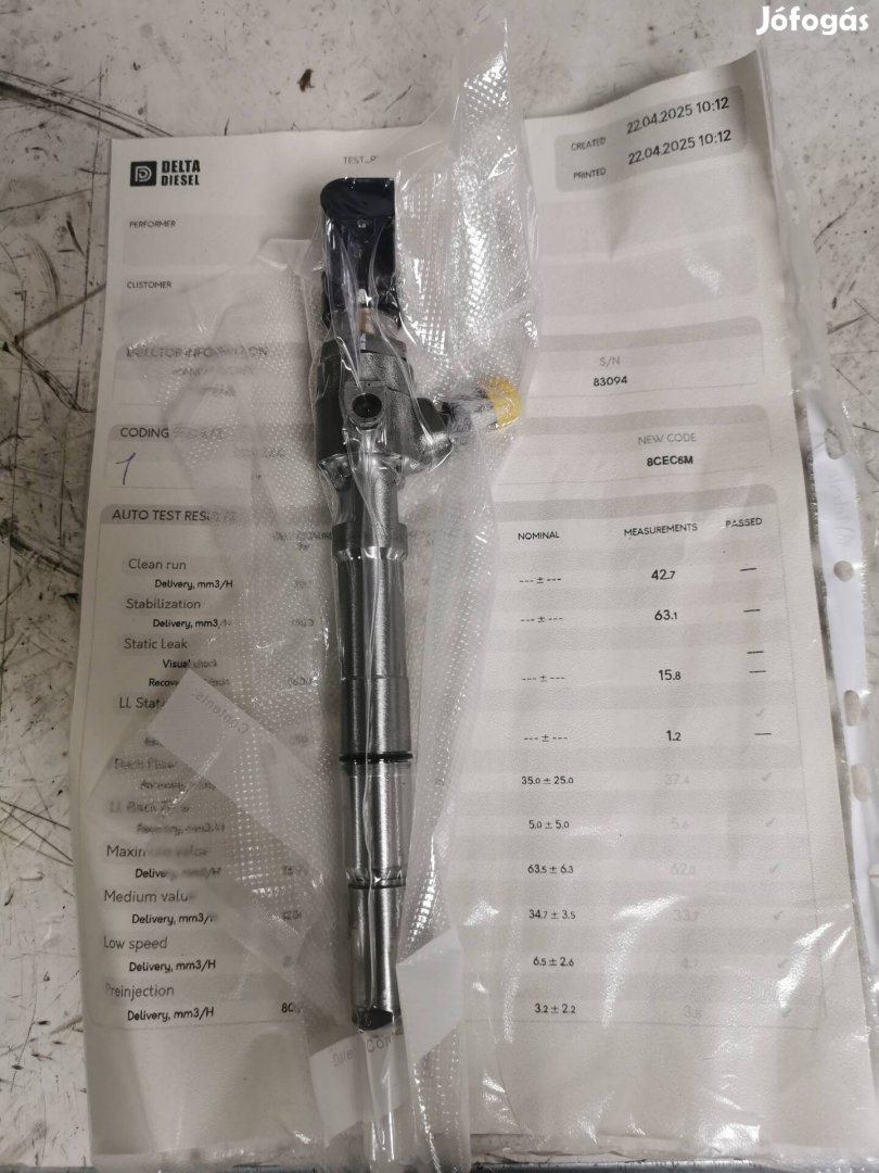 Felújított javitott porlasztó Cay VW Skoda audi seat 03l130277b