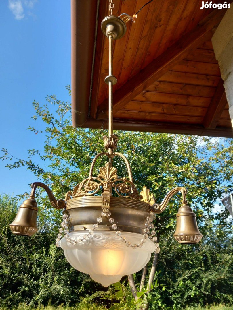 Felújított szecessziós csillár eladó