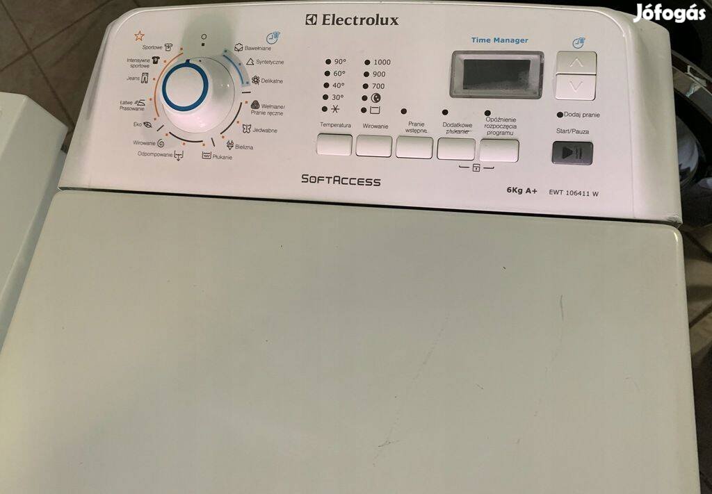 Felültöltős Electrolux mosógép