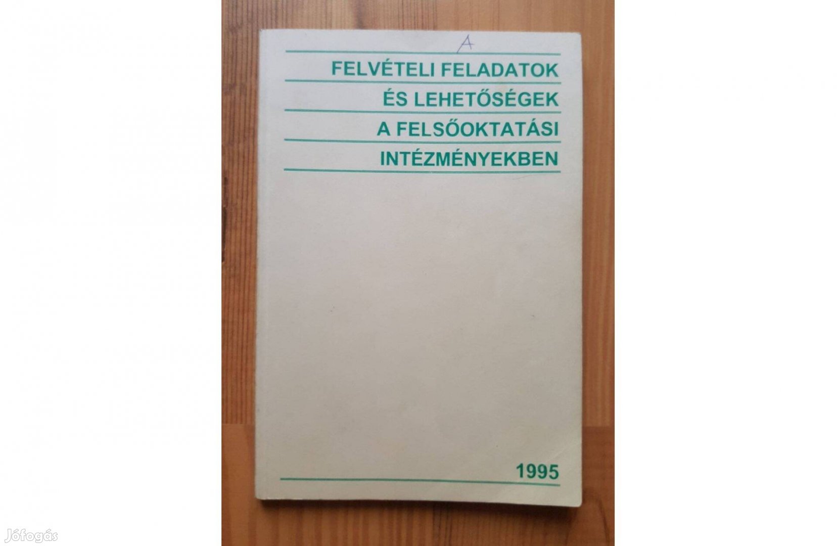 Felvételi feladatok és megoldások, 1995