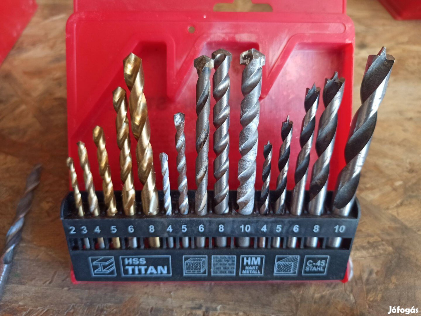 Fém, fa,kőzet fúró szár,100 db Makita, Bosch Dewalt vegyes