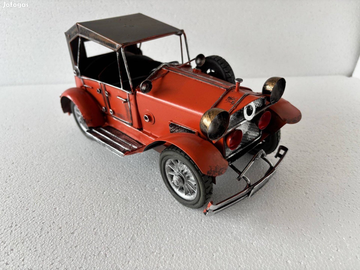 Fém autó modellautó narancs