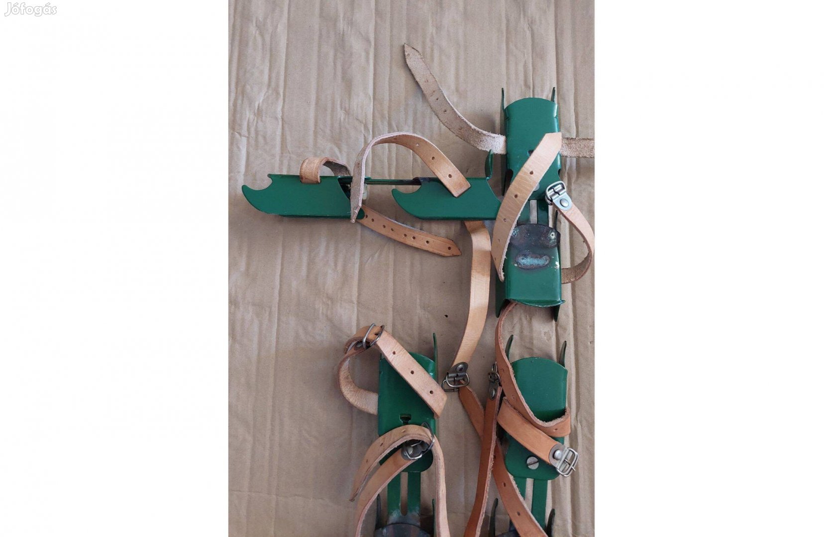 Fém duplaélű csúszka, kicsiknek, csizmára csatolható